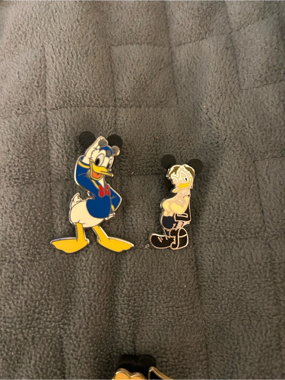 Disney Donald Duck Pin Duo - Blue, Yellow & Black